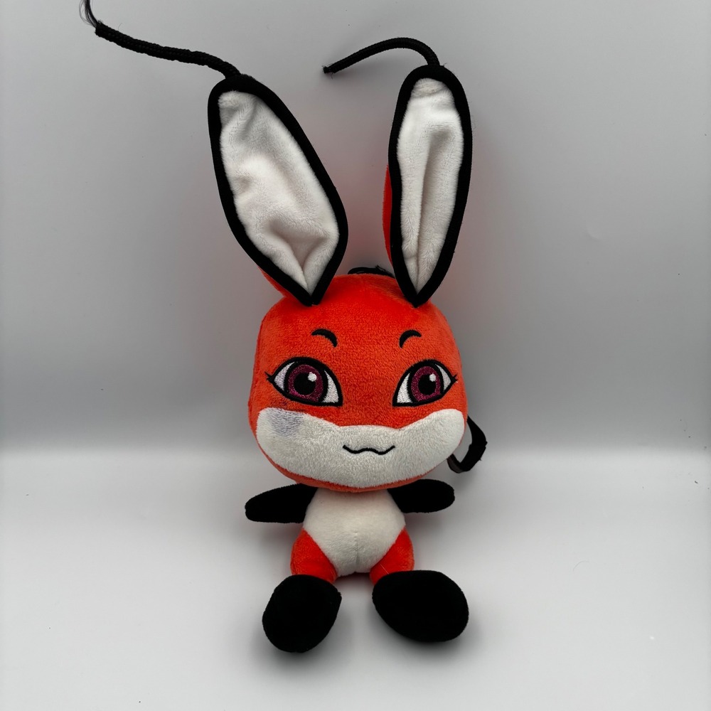 Miraculous Ladybug Trixx Kwami Fox Plush Stuffed Toy Zagtoon 2022 Orange